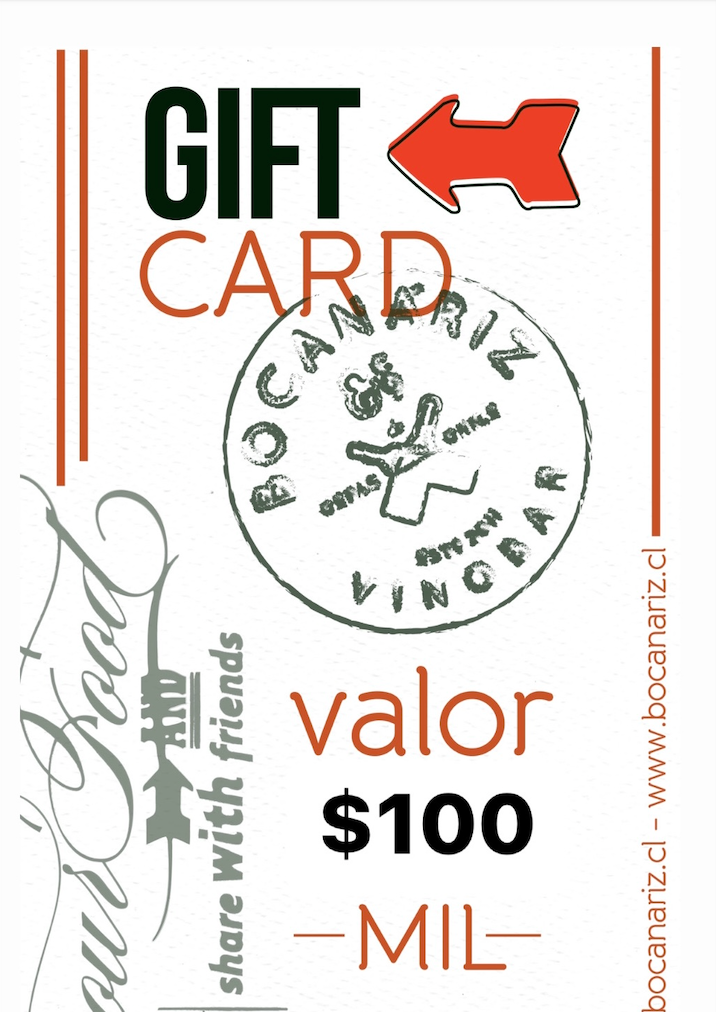 Giftcard Consumo Restaurante $100mil